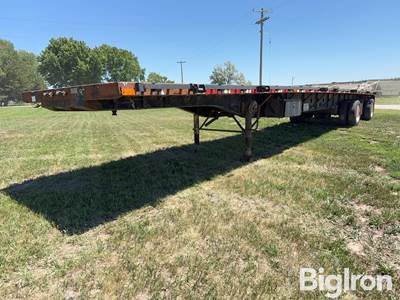 1995 Transcraft TL2000 Super-Beam T/A Spread Axle Flatbed Trailer