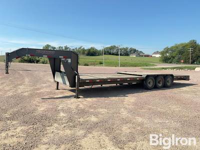 2018 TravAlong Tri/A Gooseneck Flatbed Trailer
