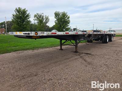 2014 Utility Trailer 48' T/A Spread Axle Aluminum Flatbed Trailer