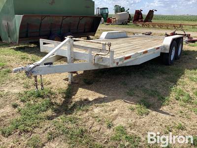 1998 Rock 20’ T/A Flatbed Car Trailer