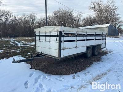 Shop Built T/A Enclosed Flatbed Trailer