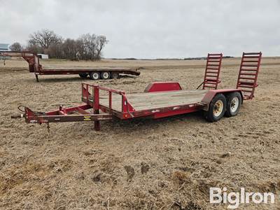 18' T/A Flatbed Equipment Trailer