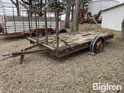 Homemade 14' S/A Flatbed Trailer