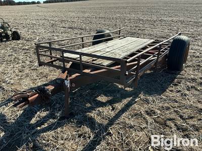 Shop Built S/A Flatbed Trailer