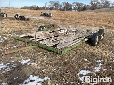 T/A Flatbed Tilt Trailer