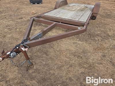 Shop Built T/A Flatbed Trailer