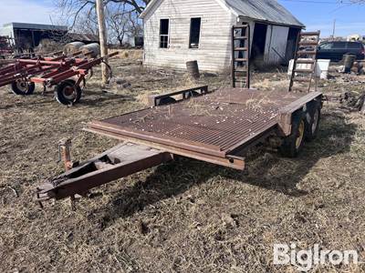 12’ T/A Flatbed Trailer