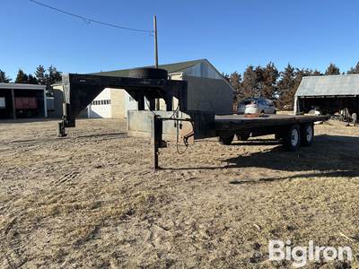 1986 Homemade 20' T/A Flatbed Trailer