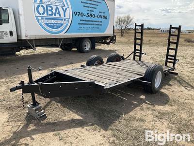 Assembled/Shop Built T/A Flatbed Trailer