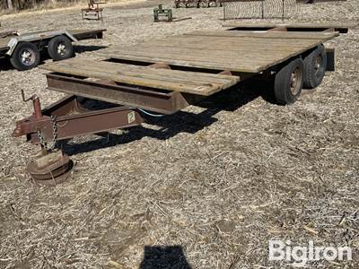 16’ Shop Built T/A Flatbed Trailer