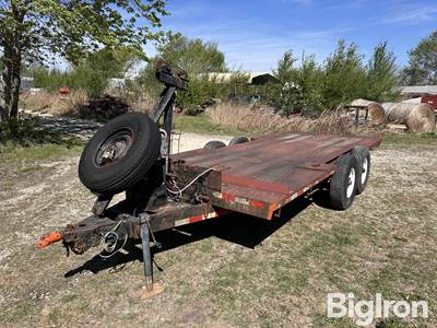 1980 Homemade T/A Flatbed Trailer