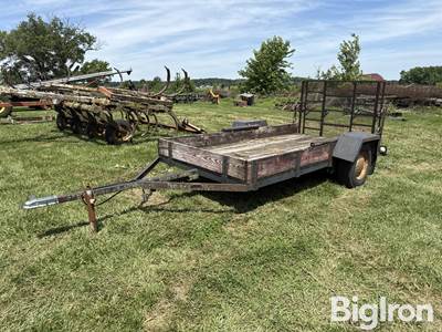 1997 Shop Built 12' Flatbed Trailer