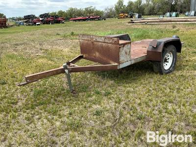 Shop Built S/A Flatbed Trailer