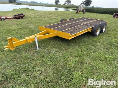 Shop Built 14' Flatbed Trailer
