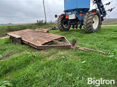 Shop Built Bumper Hitch T/A Flatbed Trailer