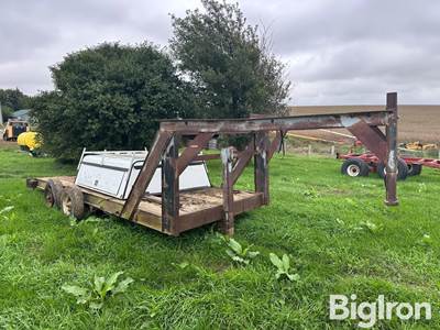 Shop Built T/A Flatbed Trailer