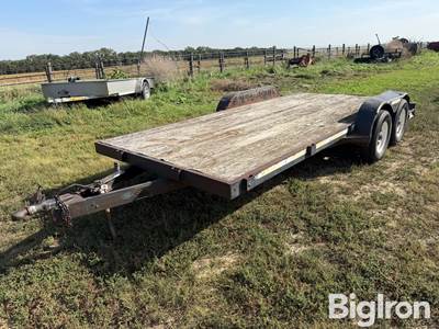 1991 Assembled 16' T/A Flatbed Trailer