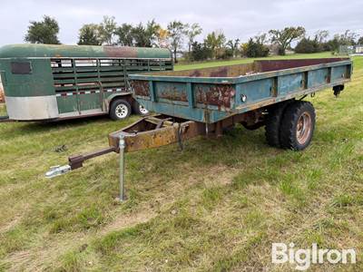 7.5'x12' S/A Flatbed Trailer