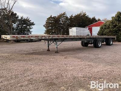 1998 Wilson Road Brute CF-900 Aluminum T/A Flatbed Trailer