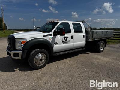 2016 Ford Super Duty F450 4WD Crew Cab Flatbed Service Truck