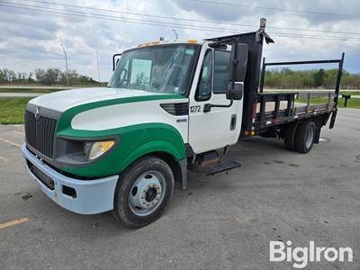 2013 International TerraStar S/A 4x2 Flatbed Truck W/Hydraulic Lift