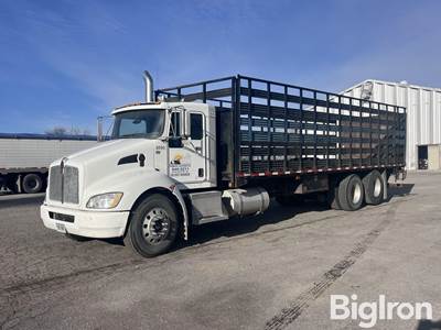 2009 Kenworth T370 T/A Stake Truck