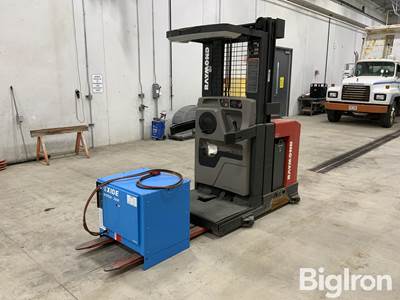 1996 Raymond EASi-OPC30T Order Picker Forklift w/Exide System 3000 Charger