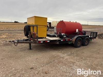 2002 18’ T/A Flatbed Fuel & Service Trailer