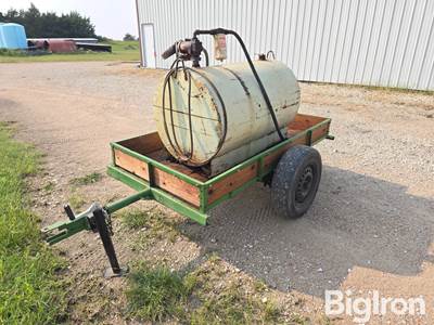 Homemade 2 Wheel Fuel Transfer Trailer