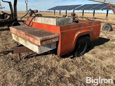 Shop Built Pickup box Fuel trailer