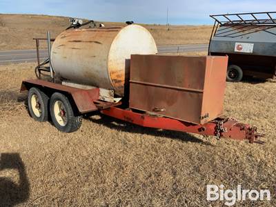 Shop Built T/A 1000-Gallon Portable Fuel Trailer