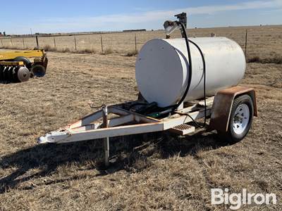 Shop Built 500 gal fuel trailer