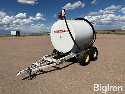 Shop built 1000-Gal T/A Fuel Trailer