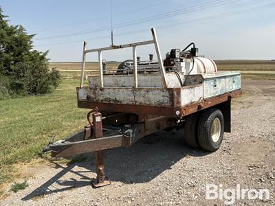 Shop-Built S/A Flatbed Fuel Trailer