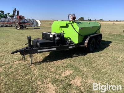 1,000-Gal Fuel Trailer W/Pump & Air Compressor