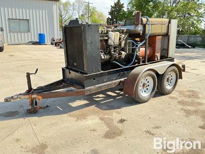 1992 Generac Portable 100kW Generator w/White Industrial Multifuel Power Unit