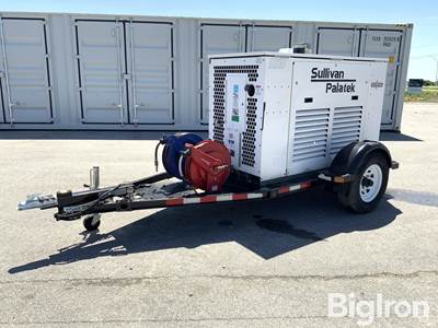 Sullivan Palatek D210UJD4PTOW 210 CFM Portable Rotary Screw Air Compressor