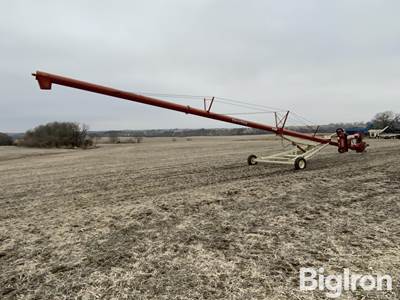 Farm King 1370 13" x 70' Auger w/Swing Out Hopper
