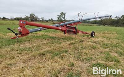 Hutchinson / Mayrath 10" x 65' Auger w/Swing-Away Hopper