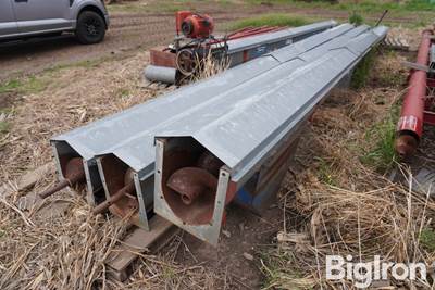 Neco 10" U Trough Auger w/10 HP Single Phase Motor