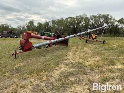 Peck 1004-81 Grain Auger w/ Swing Hopper
