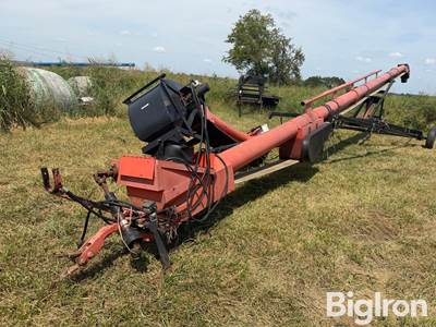 10" x 50' Conveyor Auger w/10" x 10' Swing Away Hopper