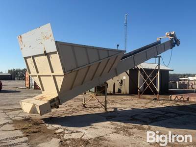 3' x 55' Enclosed Chain Drive Loose Material Hopper Conveyor