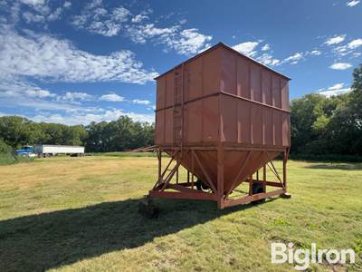 Lowry Steel Hopper Bottom Bin