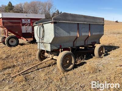Galvanized Barge Wagon