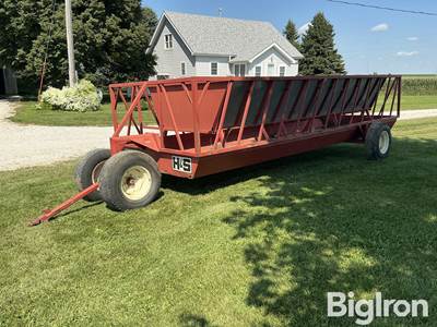 H & S FWS2A Hay Feeder Wagon
