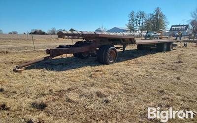 Shop Built 38' T/A Hay Trailer