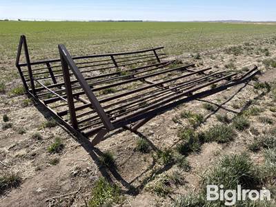Shop Built Bale Mover Carrier For Truck