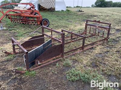 Homemade Small Square Bale Collector