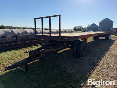 Homemade T/A Hay Trailer